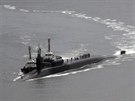 Americká jaderná ponorka USS Michigan u jihokorejského pístavu Busan (25....