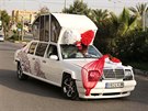 Palestinské svatební auto Popelka vzniklo smontováním díl z pti rzných voz.