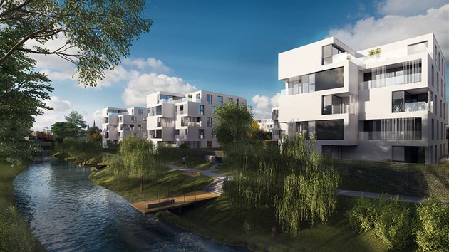 Vizualizace budoucí podoby plánované rezidenční čtvrti, kterou začne investor... Vizualizace budoucí podoby plánované rezidenční čtvrti, kterou začne investor...