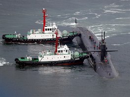 JADERNÁ PONORKA. USS-Michigan, americká ponorka tídy Ohio s jaderným pohonem,...