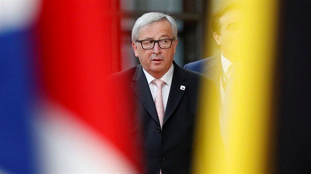 Pedseda Evropsk komise Jean-Claude Juncker  na summitu v Bruselu (29. dubna 2017)
