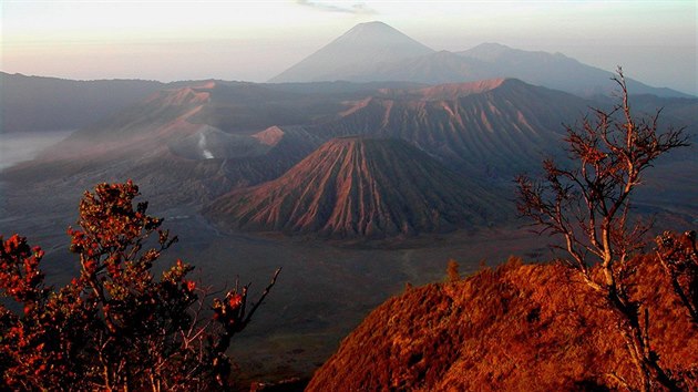 Vulkán Bromo v Indonésii