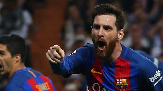 Lionel Messi v nastavenm ase rozhodl o vtzstv Barcelony v El Clasicu na stadionu Realu Madrid.