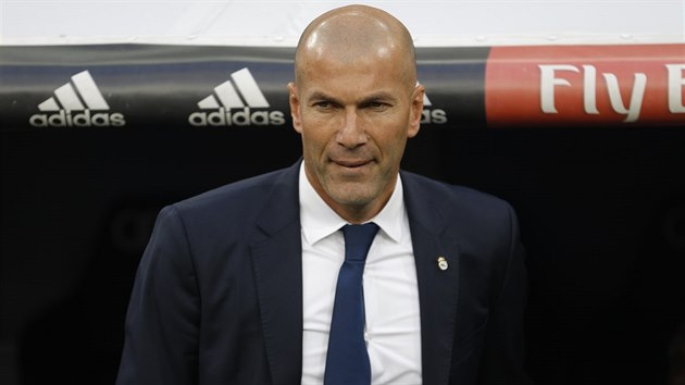 Zinedine Zidane, trenr Realu Madrid.