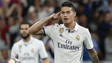 James Rodríguez vyrovnal v utkání Realu Madrid s Barcelonou ped koncem na 2:2,...