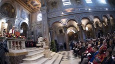 V bazilice svatého Bartolomje v ím se konala ceremonie vnovaná novodobým...