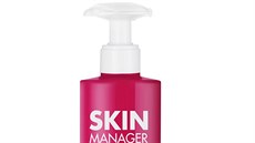 Tonikum Skin Manager s obsahem ovocných kyselin a kyselým pH odstrauje...