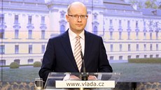 Premiér Bohuslav Sobotka na tiskové konferenci ke zveřejněné analýze podnikání... Premiér Bohuslav Sobotka na tiskové konferenci ke zveřejněné analýze podnikání...