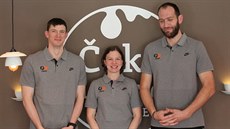Pavel Pumprla, Veronika Bortelová a Jakub Houška (zleva), přední postavy České... Pavel Pumprla, Veronika Bortelová a Jakub Houška (zleva), přední postavy České...