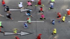 Momentka z maratonu ve Vídni Momentka z maratonu ve Vídni