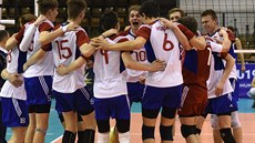 Radost českých volejbalistů do 19 let Radost českých volejbalistů do 19 let