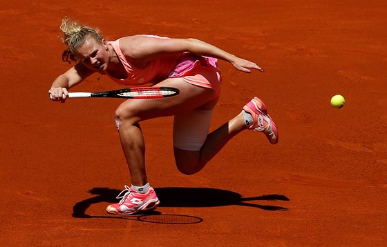 Kateina Siniaková na turnaji v Madridu