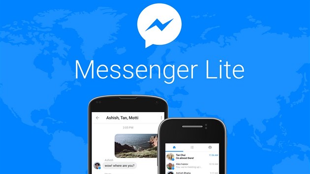 Aplikace Facebook Messenger Lite je dostupná i v Česku Aplikace Facebook Messenger Lite je dostupná i v Česku