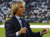 Pavel Nedvd ped semifinlovou odvetou Ligy mistr mezi jeho Juventusem a...