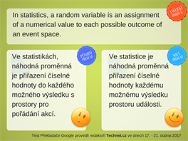 Porovnn pekladu Google Translate ped a po implementaci neuronovch st...