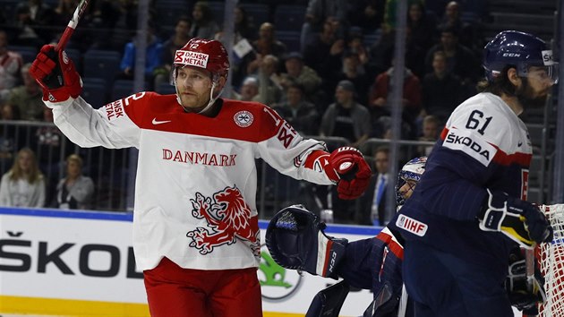 Dnsk tonk Mads Christensen oslavuje gl ve slovensk sti.