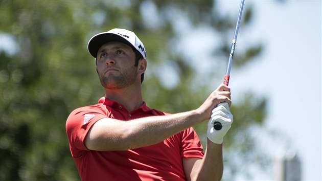 Jon Rahm na turnaji Wells Fargo ve Wilmingtonu.