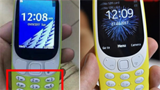 Falešná Nokia 3310 (vlevo) se od originální liší klávesnicí. Falešná Nokia 3310 (vlevo) se od originální liší klávesnicí.