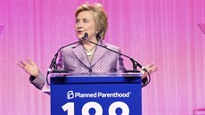 Hillary Clintonová v úterý vystoupila na konferenci pro plánované rodiovství a...