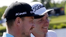 Jonas Blixt (vlevo) a Cameron Smith. Jonas Blixt (vlevo) a Cameron Smith.
