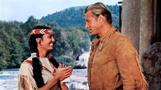 Daliah Laviová a Lex Barker ve filmu Old Shatterhand (1964) Daliah Laviová a Lex Barker ve filmu Old Shatterhand (1964)
