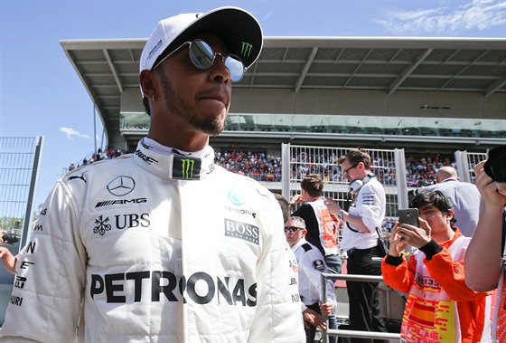 Lewis Hamilton, vítz kvalifikace na Velkou cenu panlska