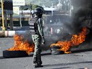 Protesty svírají Venezuelu mnoho týdn (10. kvtna 2017)