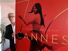 Claudia Cardinale na plaktu 70. festivalu v Cannes