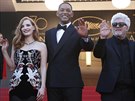 V porot Cannes se seli herci Jessica Chastainová a Will Smith, pedsedá jim...