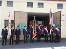 Farnost Lhenice a SDH uspořádala malou pobožnost u kaple. Farnost Lhenice a SDH uspořádala malou pobožnost u kaple.