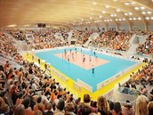 Vizualizace Multifunkčního centra Dlouhá louka v Českých Budějovicích. Vizualizace Multifunkčního centra Dlouhá louka v Českých Budějovicích.
