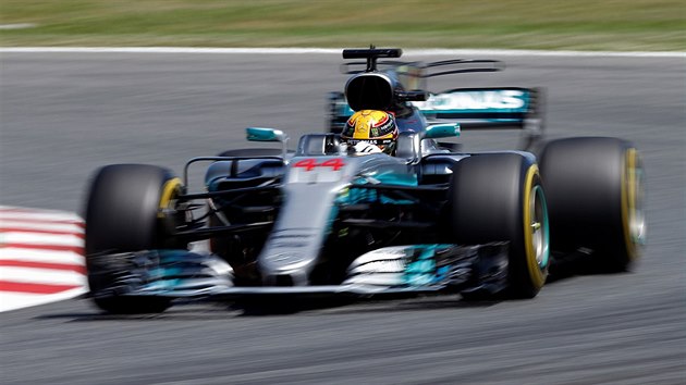 Lewis Hamilton pi kvalifikaci na Velkou cenu panlska