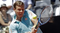 Tomáš Berdych v prvním kole turnaje v Římě. Tomáš Berdych v prvním kole turnaje v Římě.