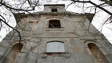 Kostel Nanebevzetí Panny Marie ve Svatoboru v bývalém Vojenském újezdu Hradit...
