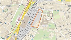 eské dráhy oivují plán na výstavbu nového sídla u Hlavního nádraí v Praze.