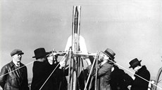 Start Oenákovy rakety v roce 1930.