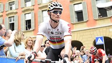 André Greipel ped startem 13. etapy Gira d´Italia.