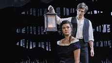 Z inscenace Lucerna (český mýtus) v pražském Divale v Dlouhé Z inscenace Lucerna (český mýtus) v pražském Divale v Dlouhé
