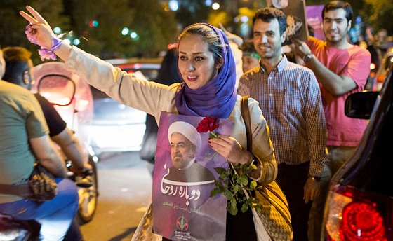 Hasan Rúhání je podruhé prezidentem Íránu. Píznivci slavili v ulicích. (20.5....