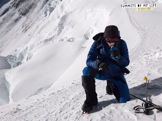 Kilian Jornet doslova vybhl na Mt. Everest v rekordnm ase