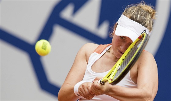Barbora Krejíková ve tvrtfinále turnaje v Norimberku.