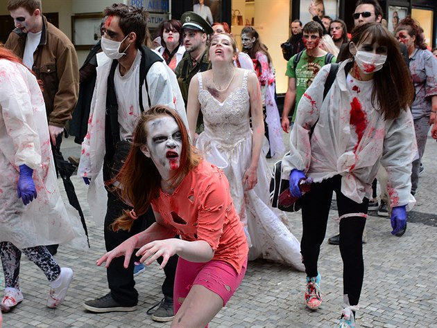 Zombie walk Prague