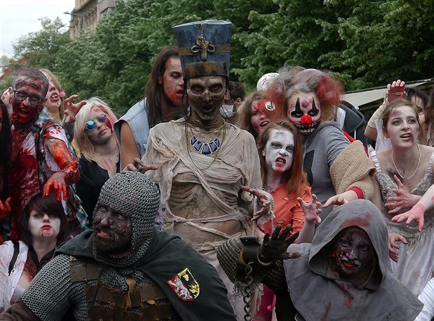 Zombie walk Prague