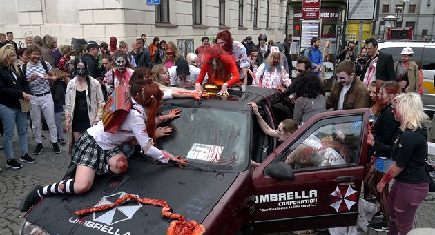 Zombie walk Prague