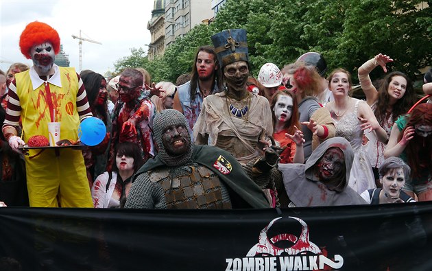 Zombie walk Prague