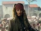 Johnny Depp ve filmu Piráti z Karibiku: Salazarova pomsta..