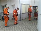 Cvičení hasičského sboru Uherského Hradiště. Cvičení hasičského sboru Uherského Hradiště.