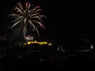 Ohňostroj na Špilberku Ohňostroj na Špilberku