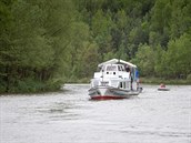 Lodím se otevřela 98 kilometrů dlouhá trasa z Českých Budějovic k hrázi Orlík. Lodím se otevřela 98 kilometrů dlouhá trasa z Českých Budějovic k hrázi Orlík.