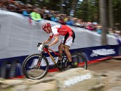 Jaroslav Kulhavý na trati závodu Světového poháru v Novém Městě na Moravě Jaroslav Kulhavý na trati závodu Světového poháru v Novém Městě na Moravě